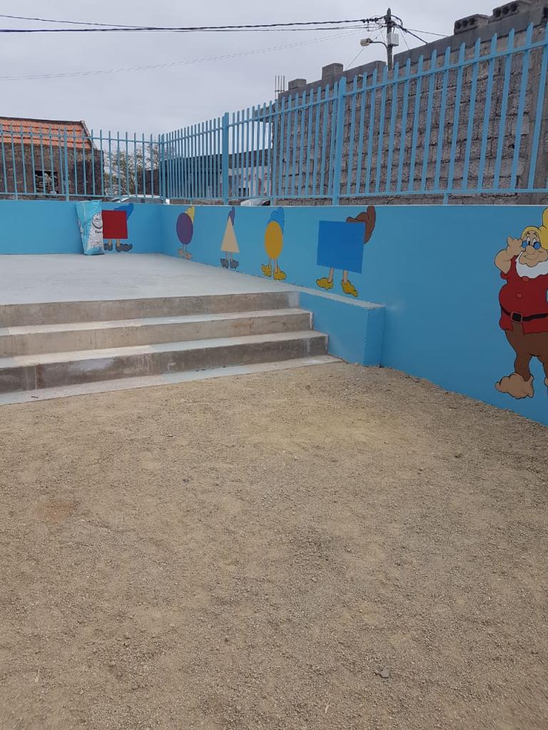 Der Kindergarten Jardim Infantil Letizia nach der Sanierung.
